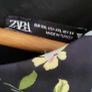 ZARA Floral Batwing Drop Waist Dress Sz XXL (Fit 12-16UK) Image 4