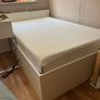 Solid Wood Bed with Mattress 120x200 cm Professional Carpenter Made Image 2