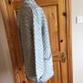 Per Una Ladies Grey Mix Open Front Edge to Edge Heavy Cardigan /Coatagin Medium 12/14 includes post Image 3