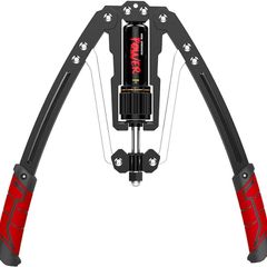 FREE EXPRESS SHIPPING Double Spring Power Twister Exercise Bar Adjustable Resistance For Upper Body Arm Strength Weight Training At Home Fitness Adjustable Resistance For Arm