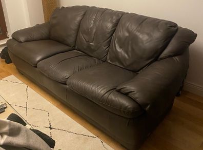 Free 3 Seater Sofe - Leather