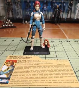 G.I. Joe Resolute Scarlett w/alt headsculpt