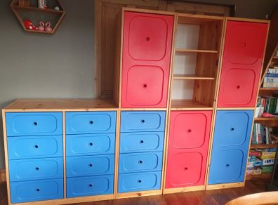 4 Ikea kids Trofast Wardrobe Units