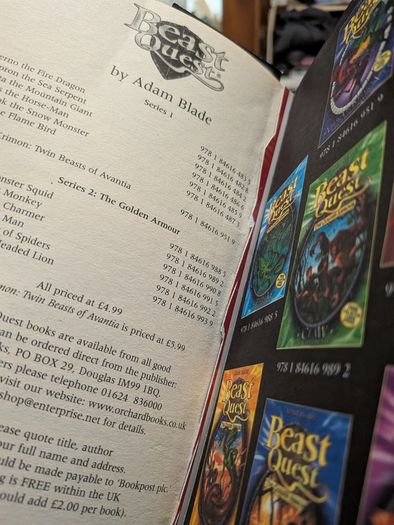 Beast Quest books EUR 1 each