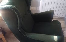 Armchair IKEA with footrest