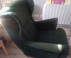 Armchair IKEA with footrest