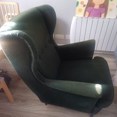 Armchair IKEA with footrest