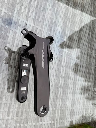 Shimano R7100 165mm crankset and INPEAK power meter