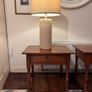 Vintage oak side tables Image 2