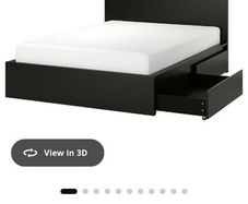 Bed frame wirh 4 pull out drawers