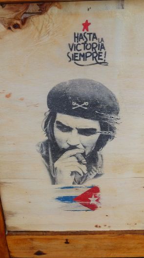 Vintage Style Che Guevara Woodart Sign