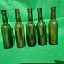 24 Antique 1/2 pint bottles in crate Image 4