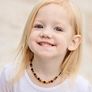 Genuine Raw Unpolished Baltic Amber Teething Beads Necklace Double Bracelet Anklet Healing Amber Beads with LUXURY GIFT BOX Image 10