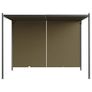 Garden Pergola with Retractable Roof 3x3 m Taupe 180 g/m2 Image 3