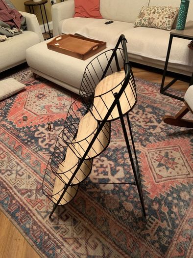 Large 3 Tier Storage / Plant Stand | Metal & Wood (Like New)