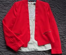 Red Blazer /Jacket. Size 12