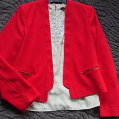 Red Blazer /Jacket. Size 12