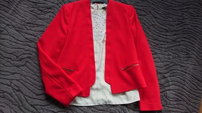 Red Blazer /Jacket. Size 12