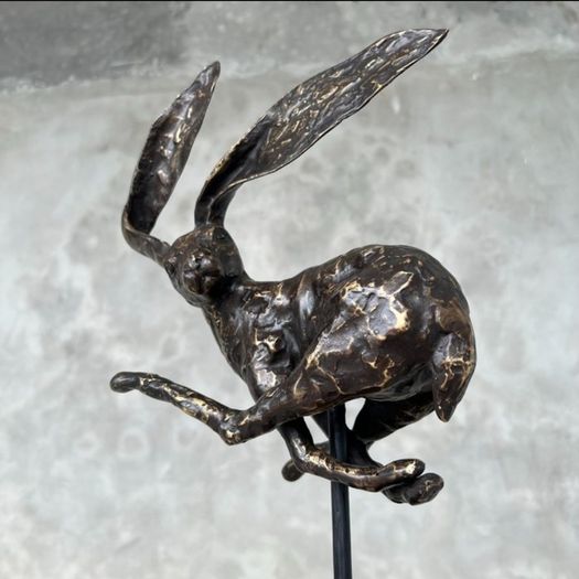 Running Hare - Speckled Bronze