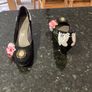 High heeled  black wedges Image 3