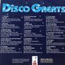 Disco Greats.  CD. Image 2