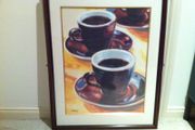Limited Edition - Mounted Print of Two Coffee Cup