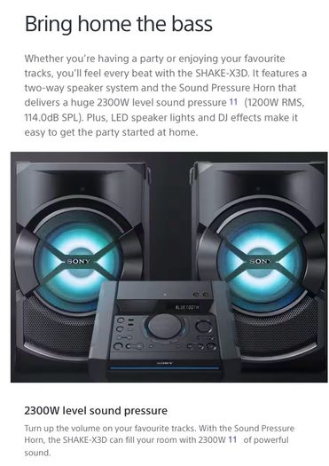 Sony Home entertainment system