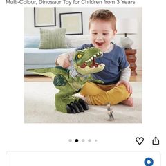 Eating dinosaur