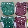 LittleLamb One Size Pocket Nappies 6 with 12 Bamboo Boosters Image 2