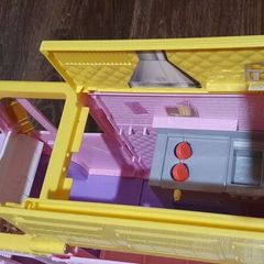 This toy is the Mattel Barbie Lemonade Truck
