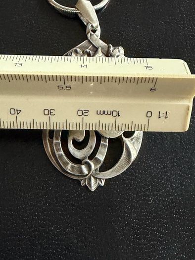 silver necklace