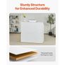 Reception Desk, 46.46 x 19.69 x 43.90 in Rectangular Front Counter Table, Office Reception Desk, Retail Counter and Front Reception Counter Image 4