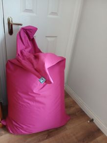 rug and beanbag
