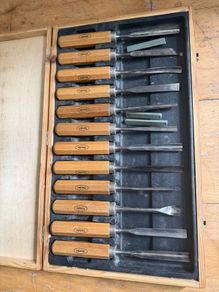 Marples wood carving chisel set