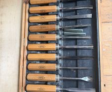Marples wood carving chisel set