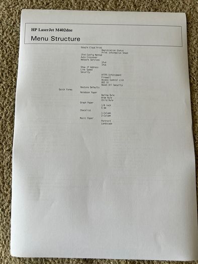 HP LaserJet Pro M402dne Professional Mono Laser Printer