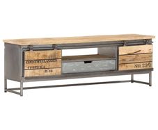 TV Cabinet 120x30x40 cm Solid Mango Wood