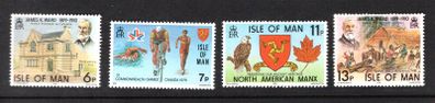 1978 Isle of Man Anniversaries and Events Commemorative Stamps Mint Never Hinged (MNH)