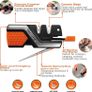 NEW SALE | 101N 6-In-1 Pocket Knife Sharpener and Survival Tool, with Fire Starter, Whistle and Diamond Sharpening Rod, Quickly Restore and Hone Straight and Serrated Blade Image 2