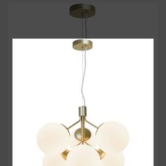 Nordlux Ivona 6 spot pendant - brass