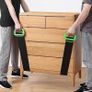 2 PACK Adjustable Lifting Moving Straps, with 2 Pair Gloves Single or Multi-Person Carrying Strap, Multipurpose Moving Straps for Furniture, Boxes, Mattress,Supports Up to 600 Lbs Image 2