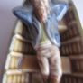 Vintage Wade Porcelain Fishing Man Asleep In Boat Figure Image 2