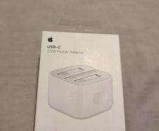 New Apple USB-C 20W power adapter (sealed) + free cable