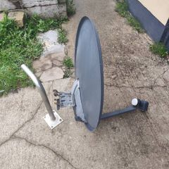 satellite dish with bracket. Hotbird setup