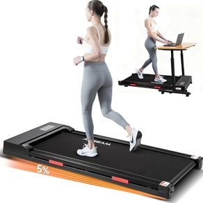 Walking Pad Treadmill with Incline, ADREAM Foldable Under Desk Treadmill, Portable 2 in 1 Walking Running Machine with Remote Control and LED Display