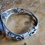 Genuine Baltic Amber sterling silver bracelet cuff. Image 6