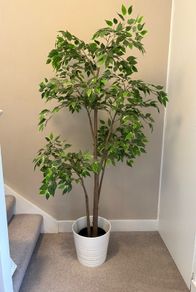 IKEA artificial plant and pot