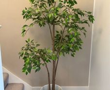 IKEA artificial plant and pot
