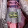 Vintage Italian Vera Pelle Leather Jacket Womens Small - Burgundy -Shoulder Pads Image 5