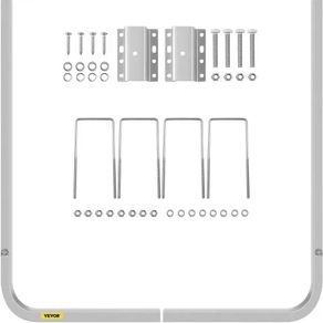 Boat Trailer Guide-ons, 46\", One Pair Aluminum Trailer Guide ons, Rust-Resistant Trailer Guides with Adjustable Width